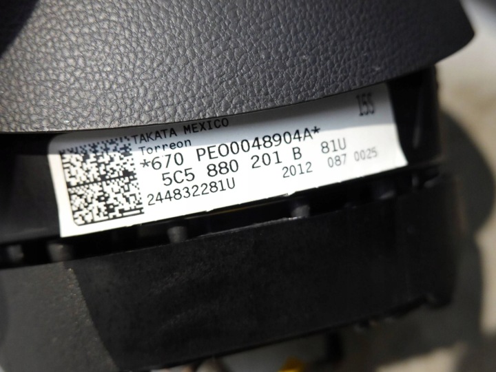 VW BEETLE 5C USA AIBRAG CONSOLE PLANCHE CEINTURES DE SÉCURITÉ ENSEMBLE ORIGINAL