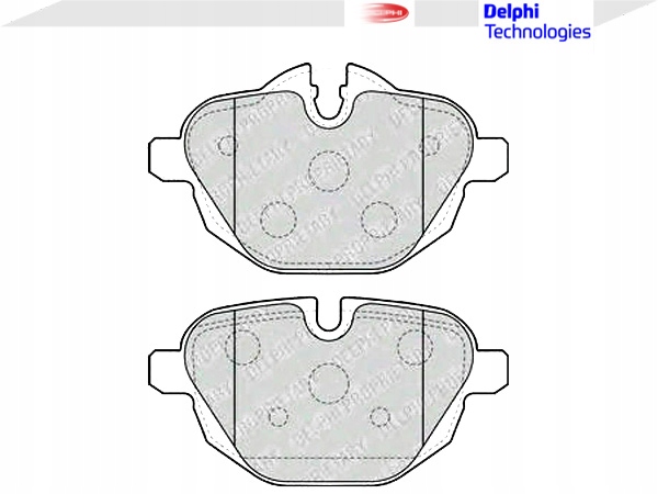 PLAQUETTES FREIN ARRIÈRE BMW Z4 E89 01/09 LP2162 DELPHI