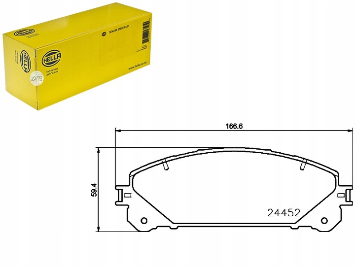 COMPLET - ASSORTIMENT DE SABOTS DE FREIN DE FREIN [HELLA] photo 1 - milautoparts-fr.ukrlive.com