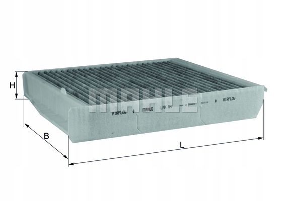FILTRE CABINES AVEC WEGLEM AKTYWNYM VOLVO S60 I, S70, S80 I, V70 I, V70 II,