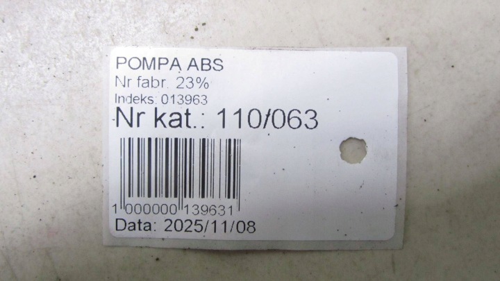 KIA SPORTAGE IV 1.7 POMPE ABS 58920-F1910 15-