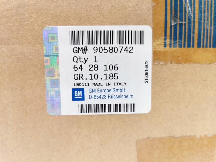 RÉTROVISEUR EXTÉRIEUR ÉLECTRIQUE DROIT OPEL ASTRA G ZAFIRA A OE 90580742