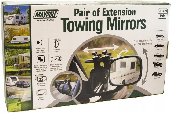 LUSTERCA MAYPOLE MP8329 WYPUKLE VERRE KIT 2 PCS