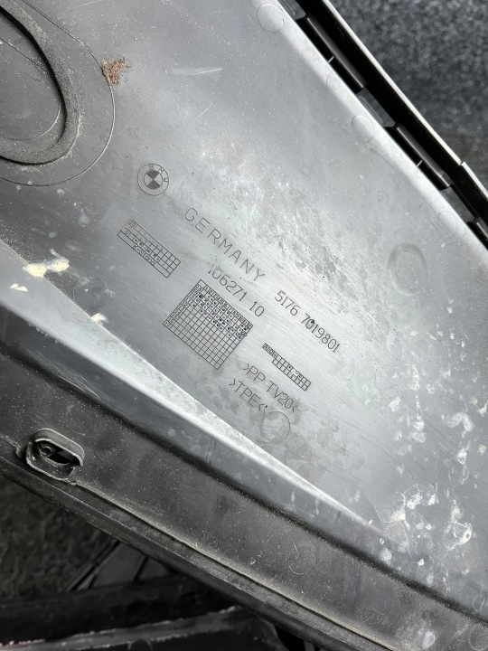 BMW F01 SÉRIE 7 PROTECTION CAPUCHONS CALANDRE PANNEAU AVANT ENSEMBLE 7019801
