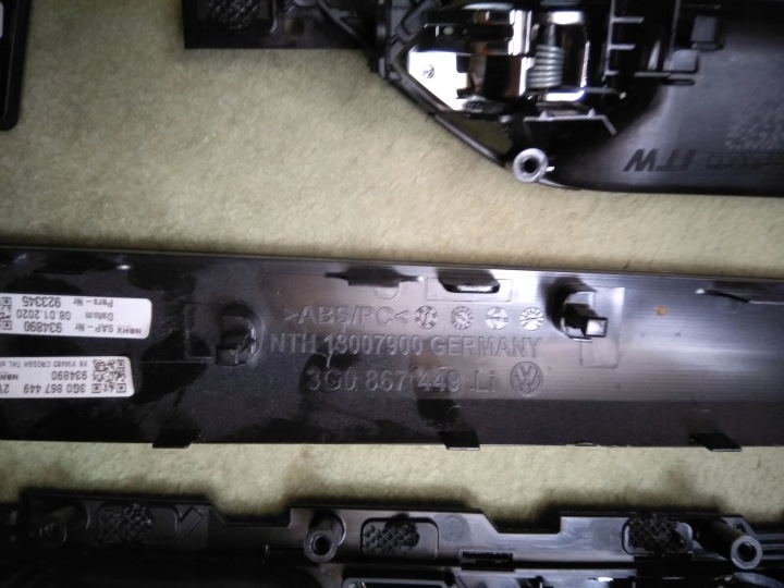 VW PASSAT B8 RESTYLAGE DÉCORS 3G1853054M 3G0867439 2Y0