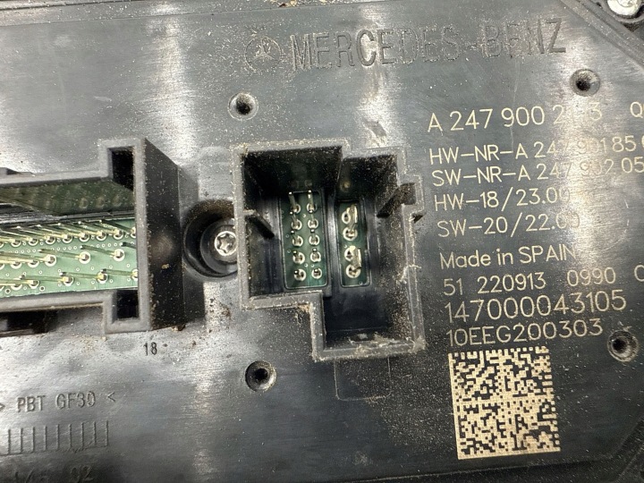 MERCEDES-BENZ EQC 2022 AUTRE KOMPUTERY MODULES CONTRÔLEURS