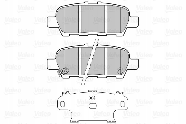 ZAPATAS DE FRENADO VALEO 601148 