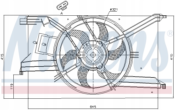 VENTILADOR NISSENS 85243 