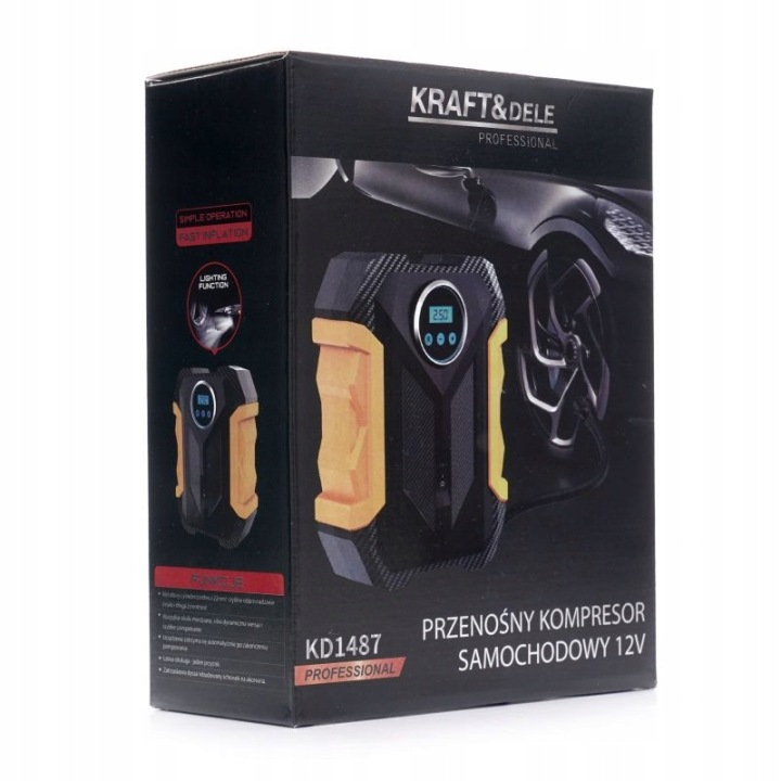 PORTABLE COMPRESSEUR AUTOMOBILE COMPRESSEUR AIR SUR ZAPALNICZKE 12V 140W