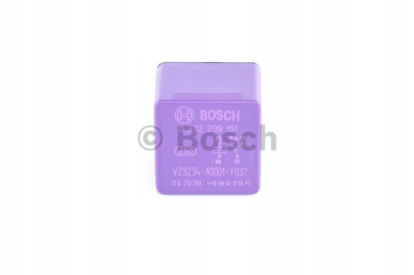 RELÉ UNIVERSAL 30A 5 PIN 0332209151/BOS BOSCH 