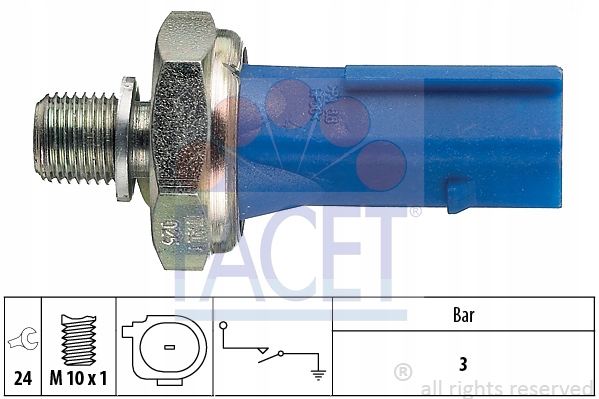 CONMUTADOR DE PRESIÓN ACEITES / SENSOR / VÁLVULA FACET 