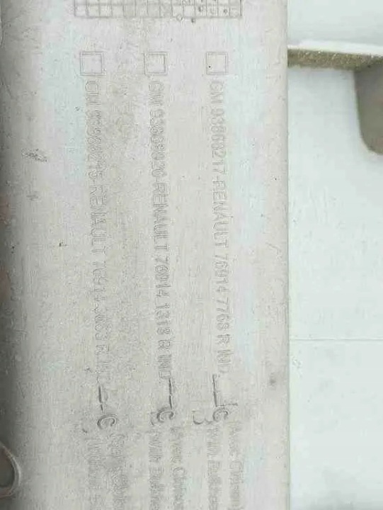 BRODERIE CHÂSSIS MONTANTS GAUCHE RENAULT TRAFIC III OE 769147768R