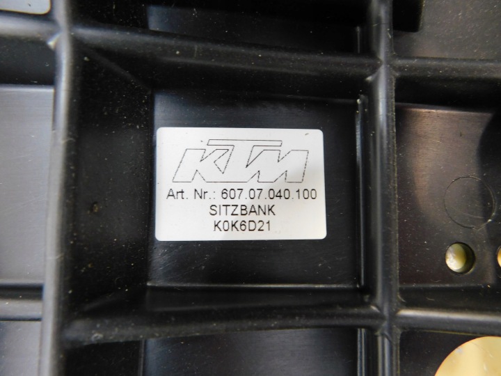 KTM 1290 SUPER ADVENTURE SIÈGE BANQUETTE ARRIÈRE CONDUCTEUR