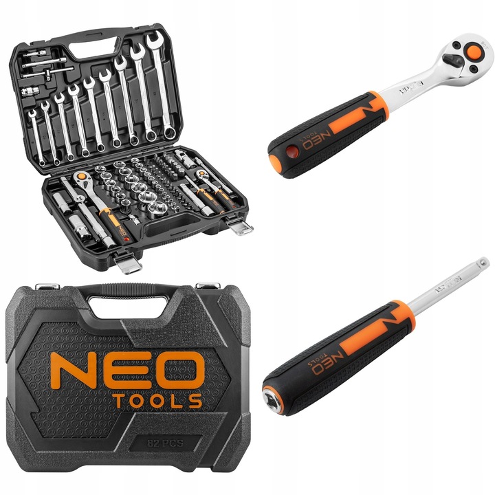 LLAVES NASADOWE NEO TOOLS ECO 82 EL. 10-058 JUEGO 