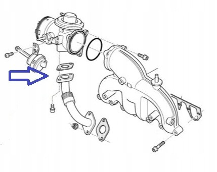 BLIND PLUG VALVE EGR 1.9 TDI VW PASSAT GOLF 