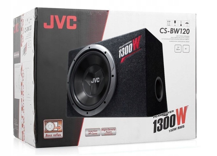 JVC CS-BW120 SUBWOOFER AL POTENCIA 150W DIÁMETRO 30CM 