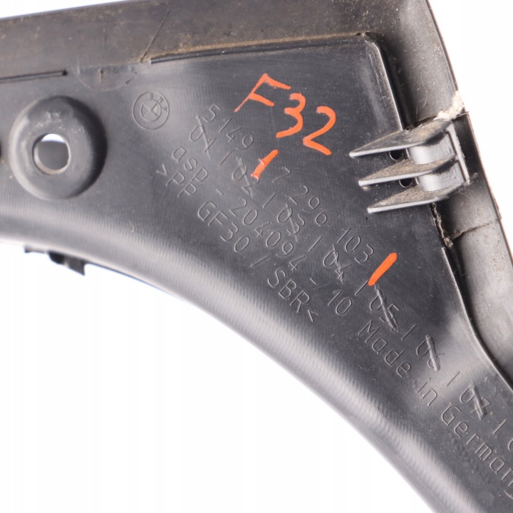 BMW F32 PROTECTION PHARES COUVERCLES DE COFFRE COUVERCLES DE COFFRE GAUCHE ARRIÈRE 7296103