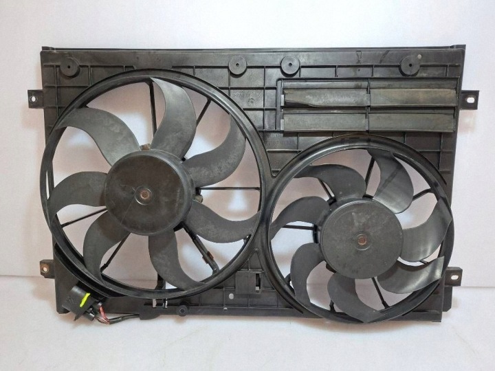 AUDI A3 8P PASSAT B6 B7 SUPERB VENTILATEURS DE RADIATEUR ENSEMBLE 1K0121207