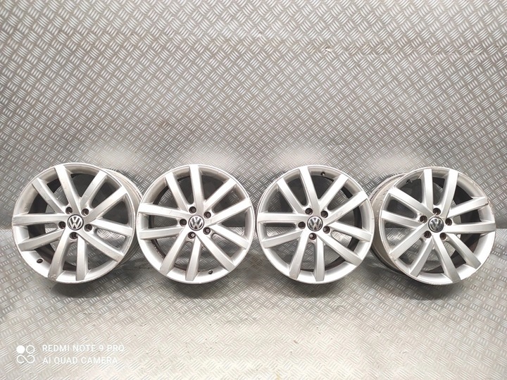 LLANTAS DE ALUMINIO 18'' 5X112 ET51 7.5JX18H2 VW TIGUAN I 5N GOLF VI PASSAT B7 