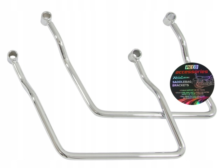 STELAZE SOUS SACOCHES SUPPORTS CHROME VERS HONDA CMX 250 REBEL 85-09 17 CM