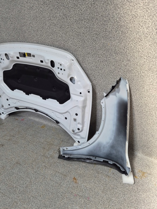 MINI U25 CAPOT AILE GAUCHE DROIT AVANT AVANT C6A NANUQ WHITE DÉMONTAGE