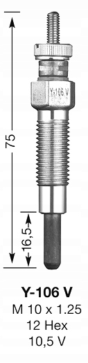 BUJÍA ZAROWA NGK 6926 