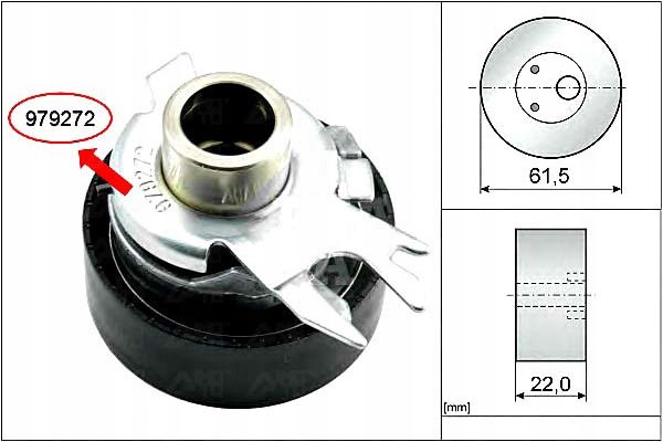 ROLLO CORREA DISTRIBUCIÓN VW 1,0-1,6 INA 