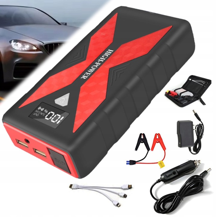 JUMP DÉMARREUR BOOSTER LED 20000MAH 320A DISPOSITIF DÉMARRAGE POWERBANK