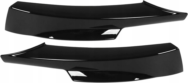 FLAPSY BRIDA DE PARAGOLPES BMW E90 E91 M PAQUETE SPOILER PARTE DELANTERA NEGRO LUSTRE 