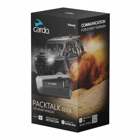 INTERKOM CARDO PACKTALK EDGE ORV QUAD ATV 1 KOMPLEKTAS nuotrauka 8