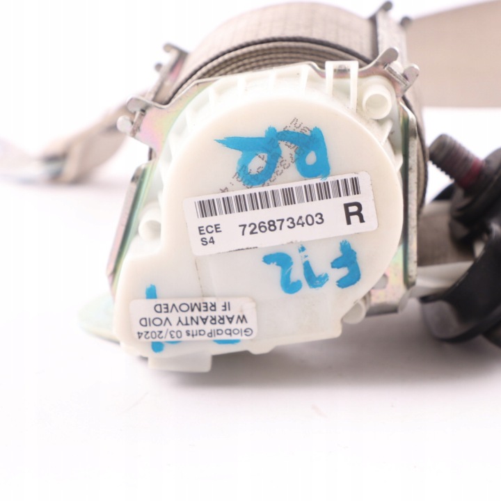 BMW F12 F13 CEINTURE DE SÉCURITÉ DROIT ARRIÈRE 7268734