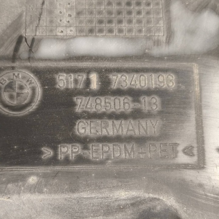 BMW 7 G11 G12 2018 GAUCHE CÔTÉ PASSAGE DE ROUE AVANT