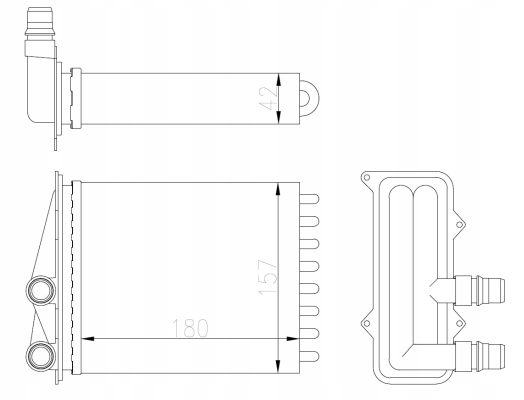 WYMIENNIK CIEPLA, CALEFACCIÓN INTERIOR NRF 54412 