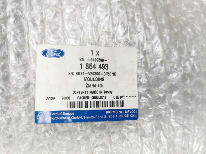 MOULURE ARRIÈRE DROITE CARROSSERIES TRANSIT 14-19 BK31-V29396-CF5CND 1854493