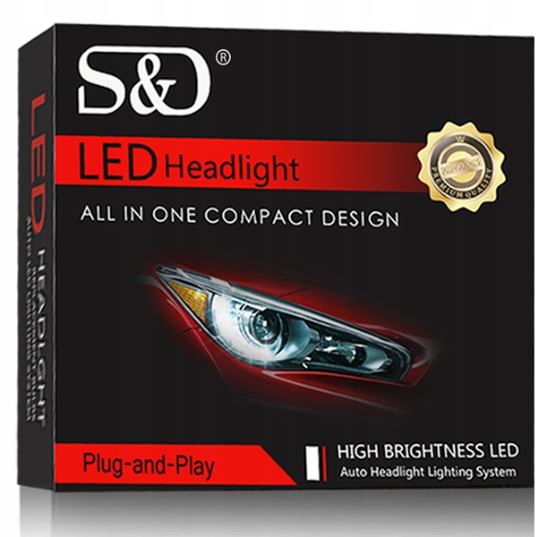 LUCES DIODO LUMINOSO LED S&D H11 160W 360° 8-STRONNE 26000LM ULTRA POTENTE CAN 