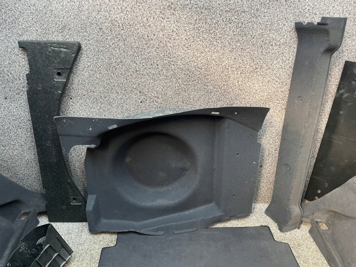 INTÉRIEUR CARDAN PLANCHER COUVERCLES DE COFFRE PROTECTION SEUIL MERCEDES W211 BERLINE