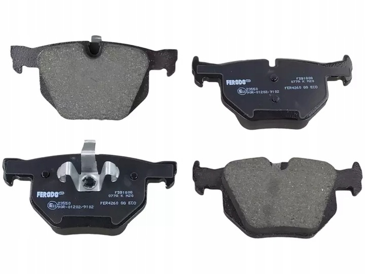 2× FERODO DDF1550C-1 DISC BRAKE + PADS BRAKE REAR FERODO FDB1808 photo 6 - milautoparts-fr.ukrlive.com