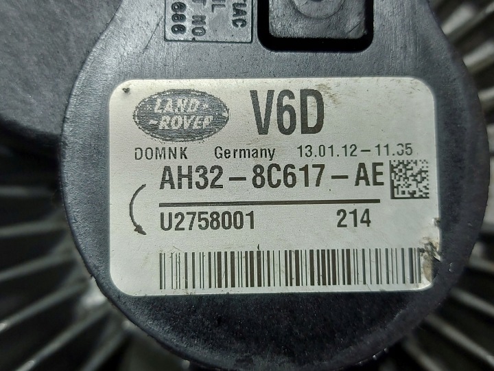 LAND ROVER JAGUAR 3.0 D 306DT 12R VENTILATEUR COUPLEUR VISQUEUX AH32-8C617-AE