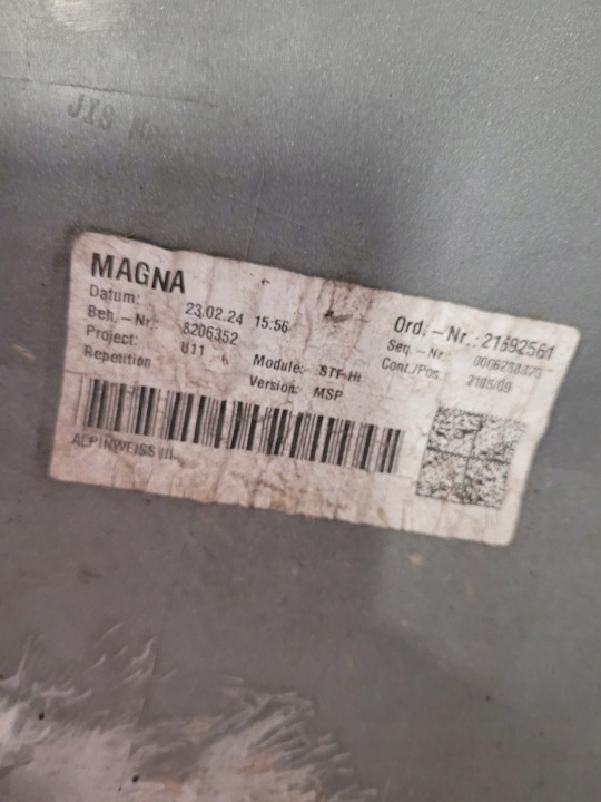 BMW X1 U11 MSP MODULE MODULE 9881934 PARE-CHOCS ARRIÈRE ARRIÈRE ARRIÈRE ORIGINAL
