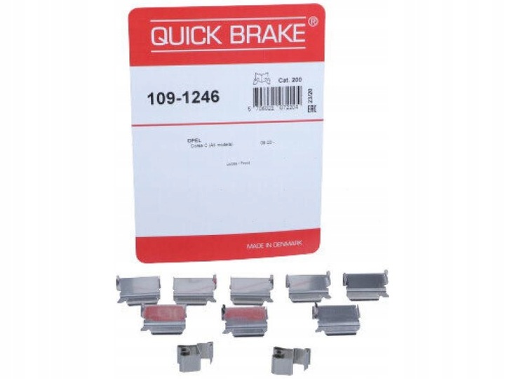 JUEGO DE MONTAJE ZAPATAS QUICK BRAKE 109-1246 