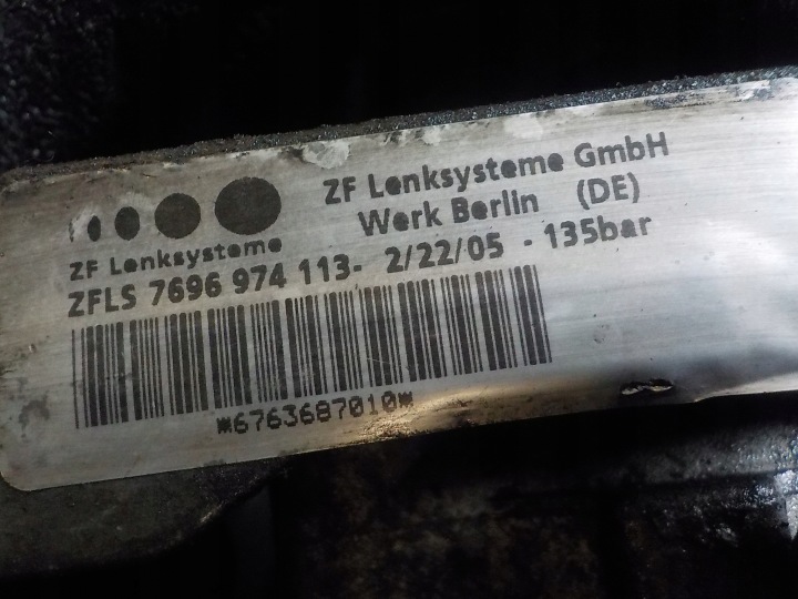BMW 7 E65 750I 4.8 V8 06R 367KM N62 POMPE AMPLIFICATEUR 7696974113