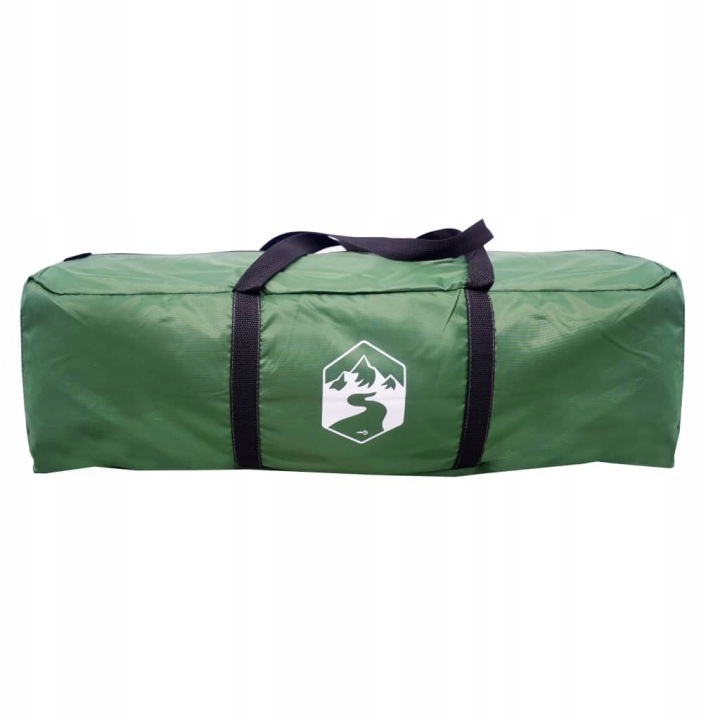 TENTE DE CAMPING 7-OS. VERT 350X350X280CM TAFTA 185T