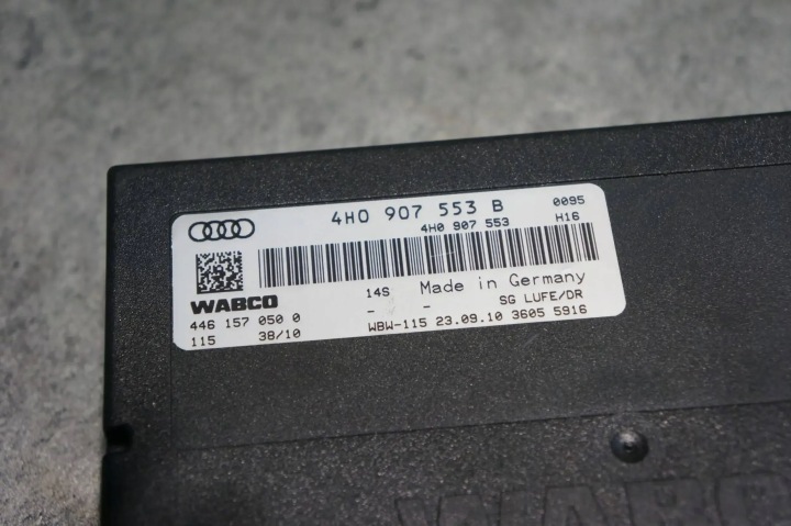 MODULE CONTRÔLEUR SUSPENSIONS AUDI A8 S8 D4 4H0907553B