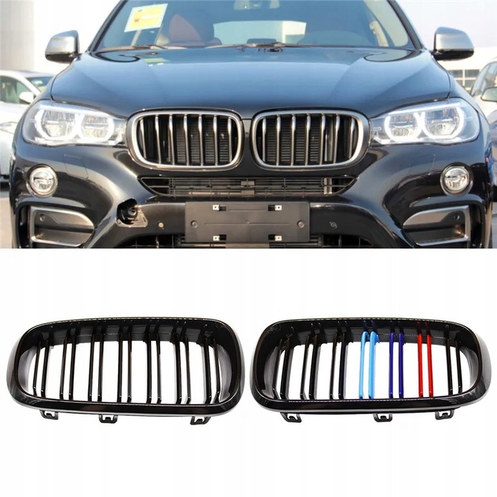 PARA BMW F15 F16 X5 X6 F85 F86 X5M X6M 2014-2017 CAR BLOSSY/MAT BLACK M RUEDA 