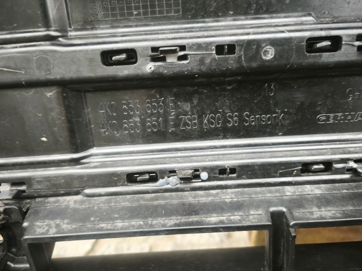 PARE-CHOCS AVANT AVANT AUDI S6 S-6 4K C8 4K0853653E 4K0853651E 4K0807437F /G