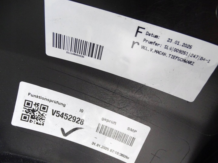 PARE-CHOCS AVANT AVANT PORSCHE MACAN 95B LIFT 2021-2024