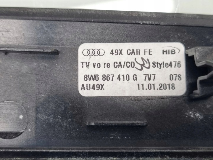 AUDI S5 F5 2018 ENSEMBLE CHÂSSIS TABLEAU DE BORD INSTRUMENTATION