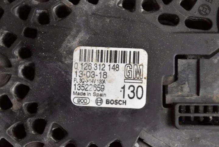 ALTERNATEUR 13522659 OPEL ASTRA 5 V K 1.4 T 125 KM 15-20