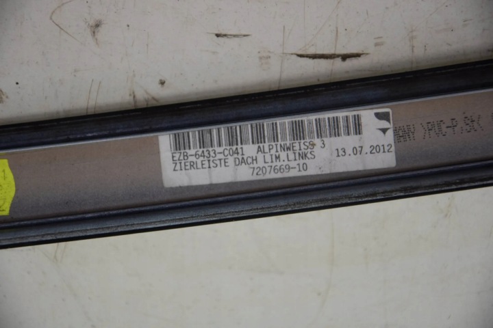 BMW 5 F10 F11 2013 ENSEMBLE MOULURE TOITS