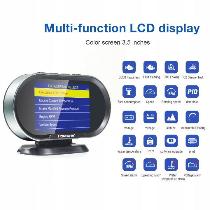 KW206 OBD, INTELLIGENT I PUISSANT AUTOMATIQUE MESURE